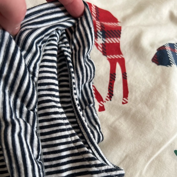 2x Old navy ruffle shoulders striped marinier tank top - Picture 3 of 6